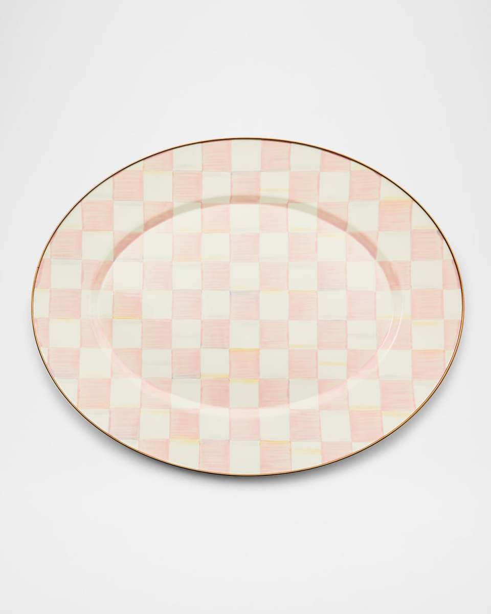 Rosy Check Large Oval Platter